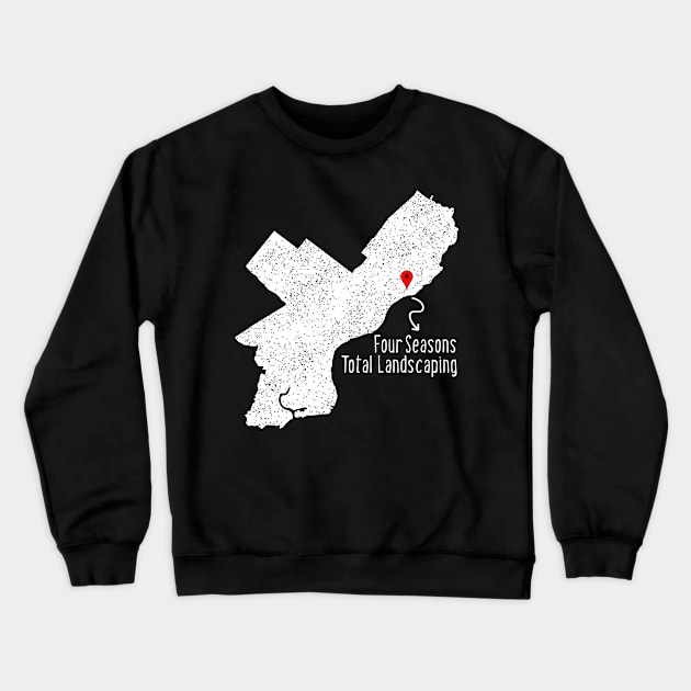 Four Seasons Total Landscaping Crewneck Sweatshirt by BadDesignCo